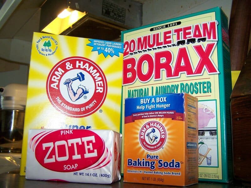 borax and baking soda