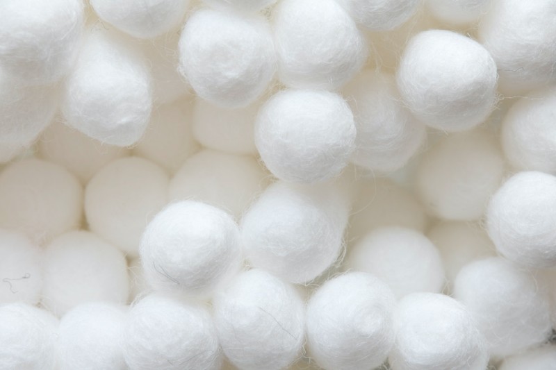 use cotton balls